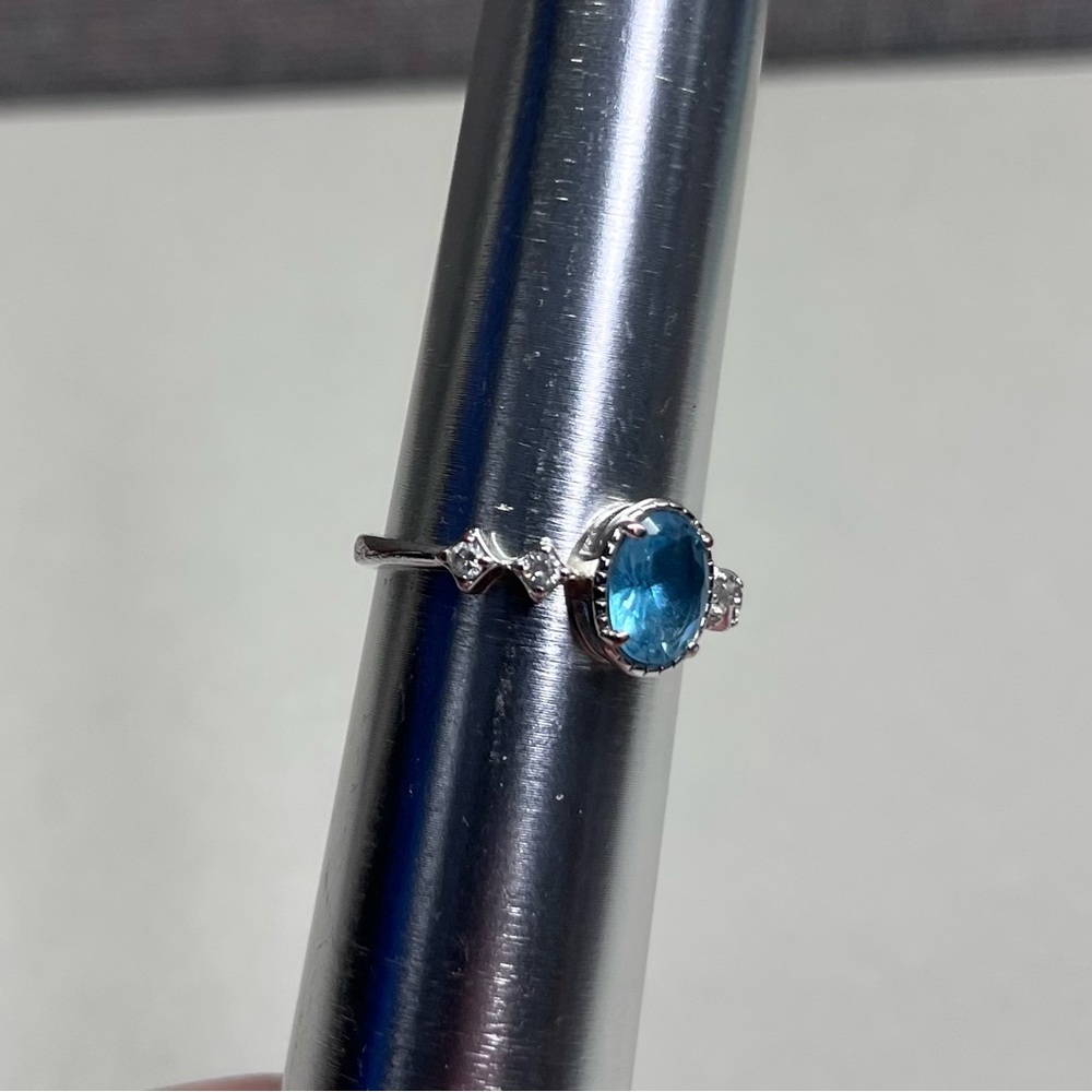 Blue and Purple Gemstone Ring - Picture 3 of 10
